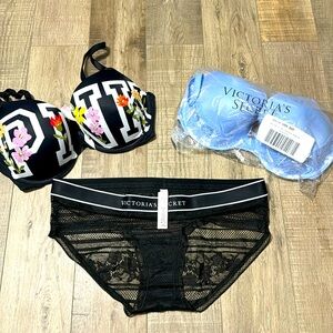 TWO Victoria Secret Push up bras 36D - NEW